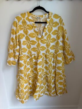 Boden Sophia Linen Short Dress Size 14L